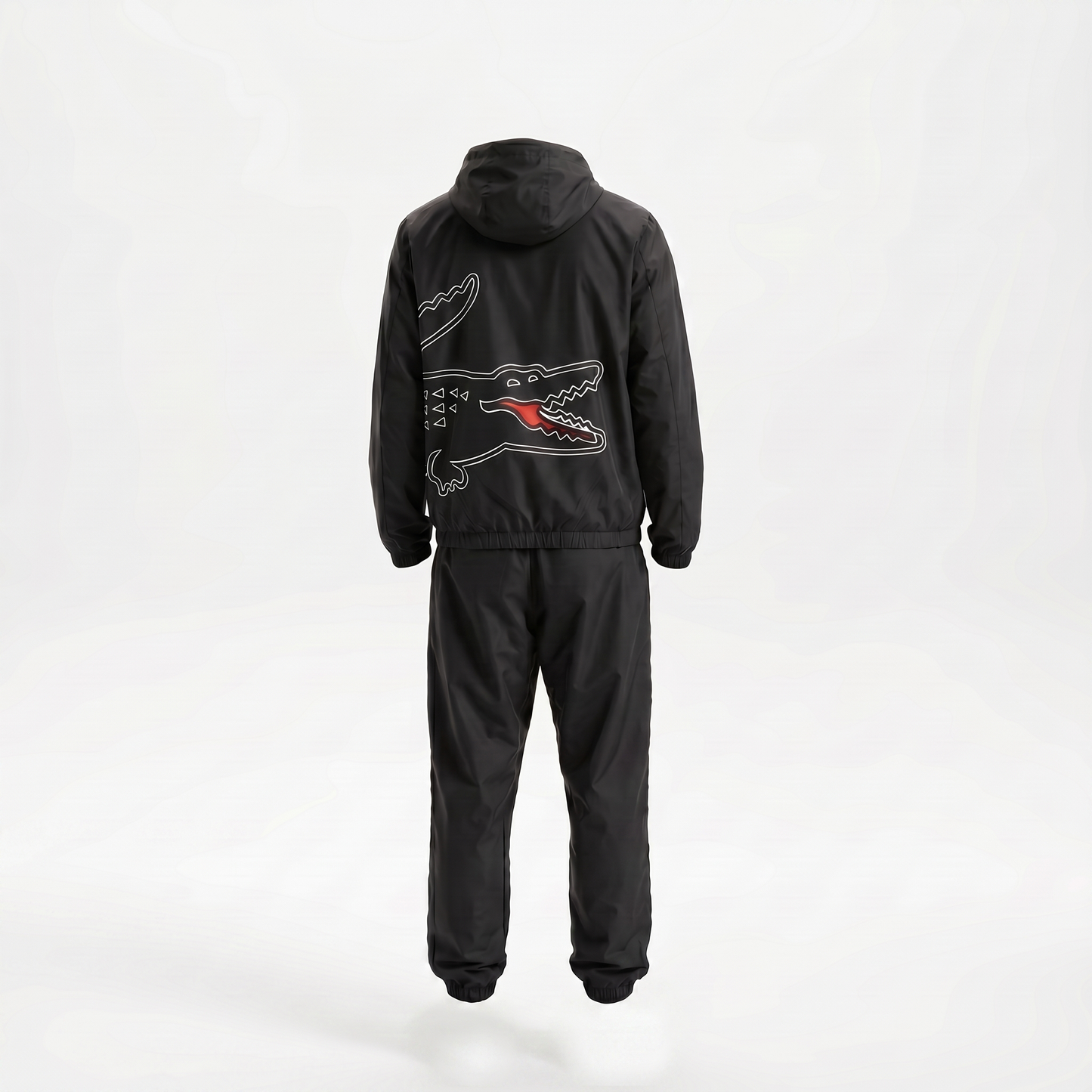 Lacoste Wrap Croc Tracksuit in Black