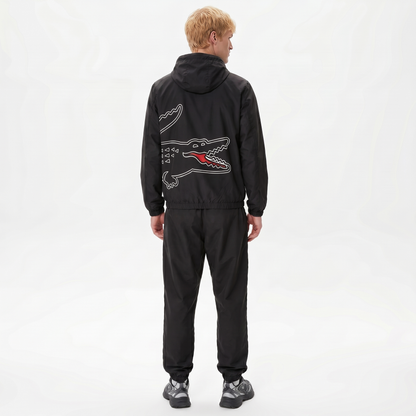 Lacoste Wrap Croc Tracksuit in Black