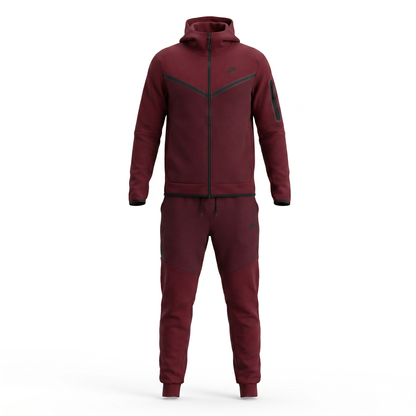 Nike Tech Fleece Complete - Burgundy Wine Red
