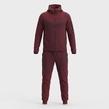 Nike Tech Fleece Complete - Burgundy Wine Red