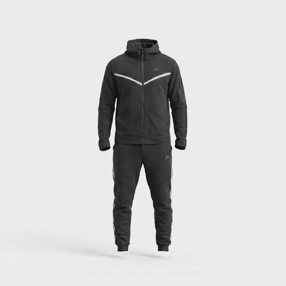 Nike Tech Fleece Suit Complete — Black/White